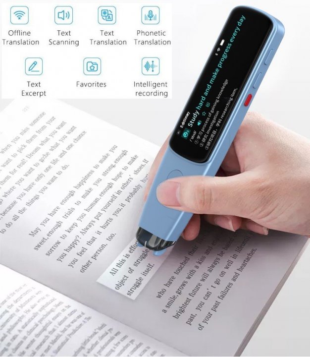 Digitalizar tradutor caneta touch screen suporte wifi chinês