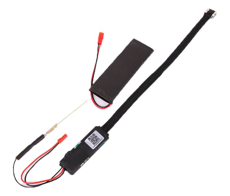 WiFi pinhole camera with 4x IR LED and live view via app in mob