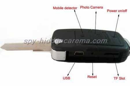 Car key best sale spy camera manual